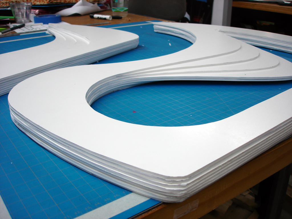 slosh chair / prototype sections